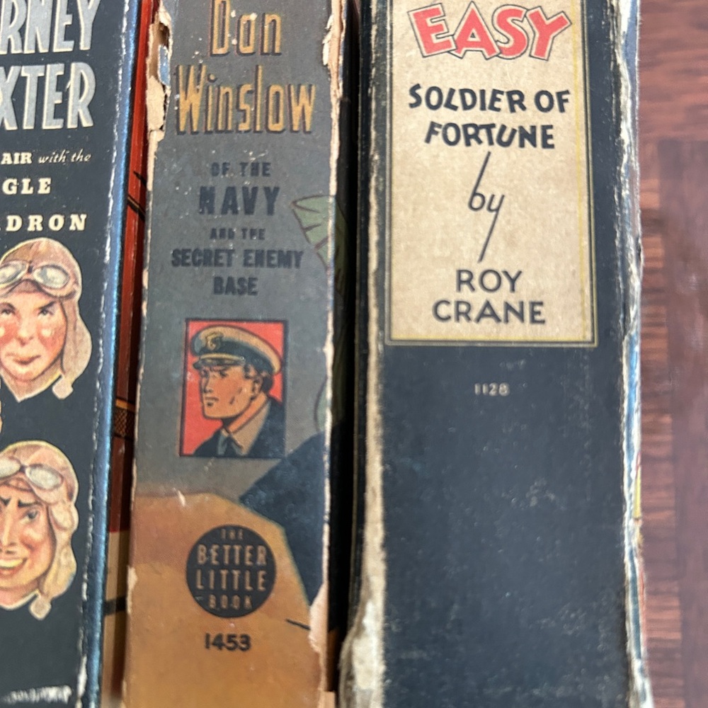 Vintage Big Little Book Collection of four Aviation and action - Picture 4 of 12